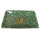 Mexican Talavera Vessel Rectangular Sink Pavo Verde